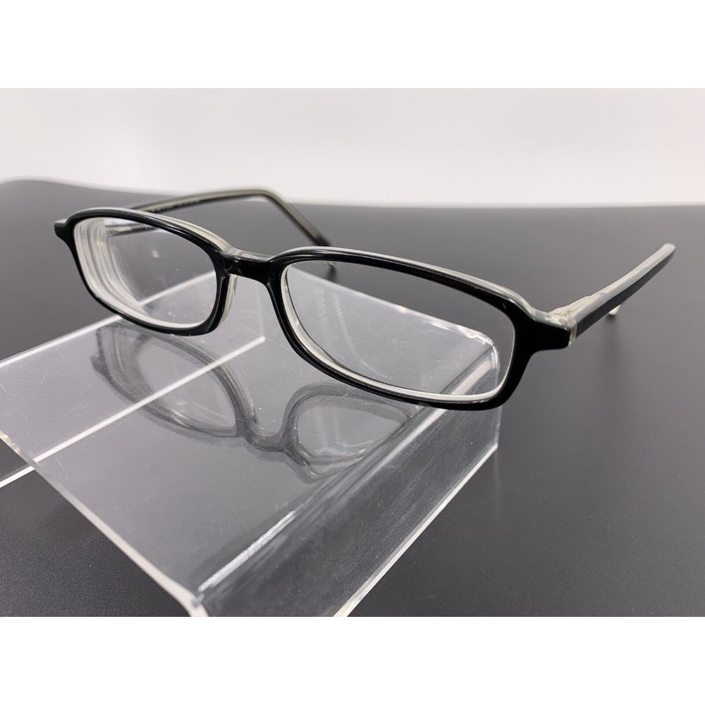 Fregossi 341 Eyeglasses Frames Black Crystal 46-16-140 (AB18)